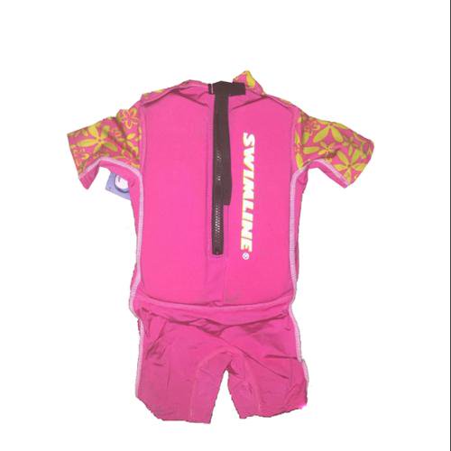 Swimline - Wet Suit, Pink Lycra Girl's Floating Swim Trainer, Life Vest