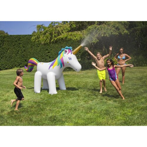 Swimline - Inflatable Unicorn Kid's Outdoor Yard Water Sprinkler