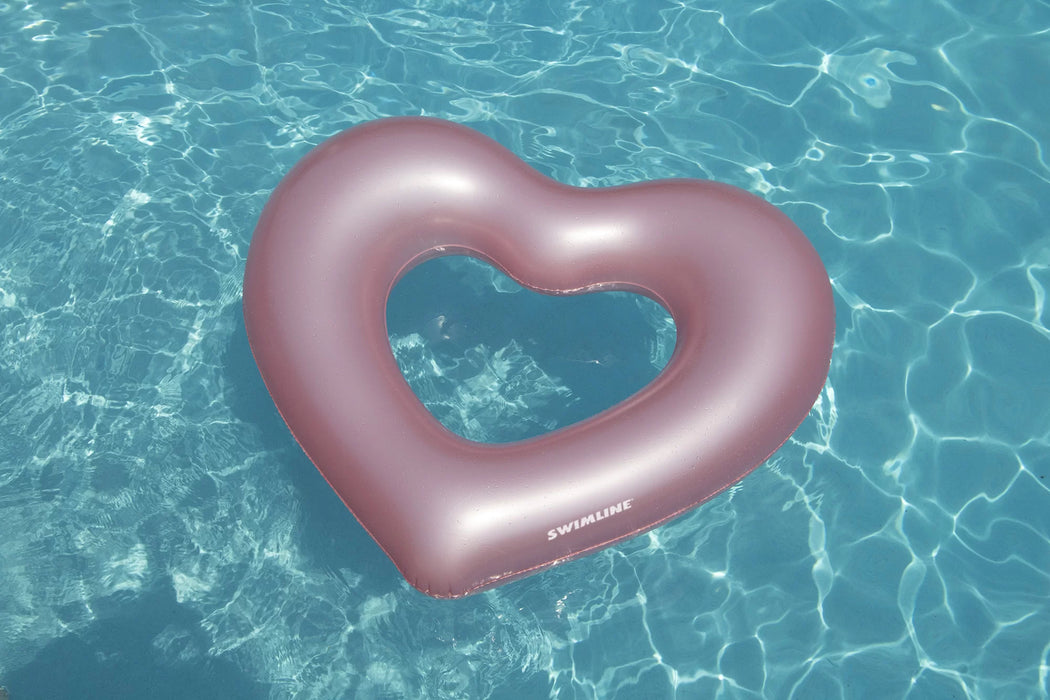 Swimline - Metallic Heart Ring