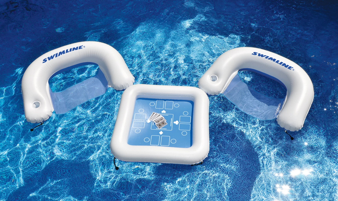 Swimline - Game Station Set With Waterproof Playing Cards