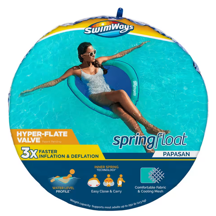 SwimWays - Spring Float Papasan Inflatable Pool Float/Lounger