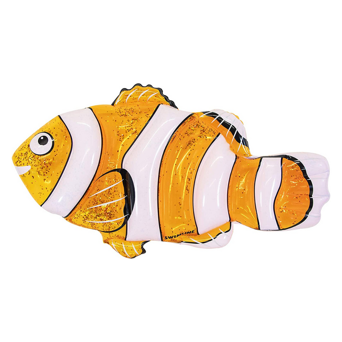Swimline - Clown Fish Glitter Mattress Pool