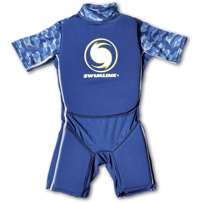 Swimline - Wet Suit, Blue Lycra Boy's Floating Swim Trainer, Life Vest